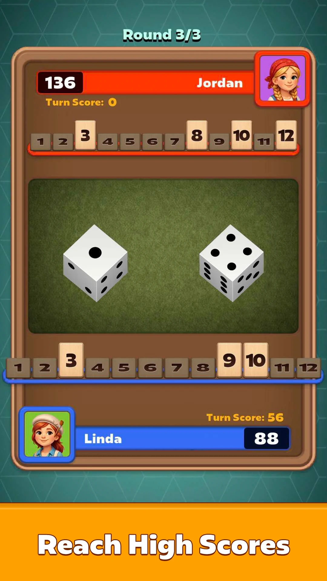 Shut The Box - Dice Puzzle screenshot