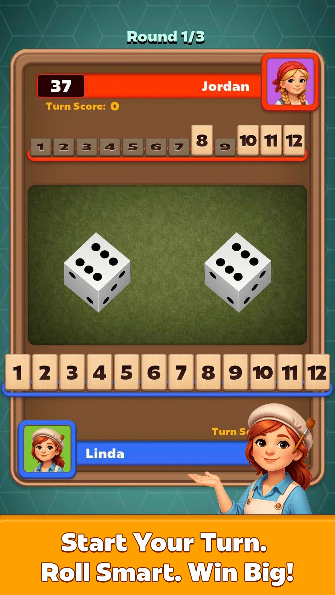 Shut The Box - Dice Puzzle screenshot